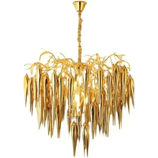 Gold Galcial (800mm,Glass) Chandelier